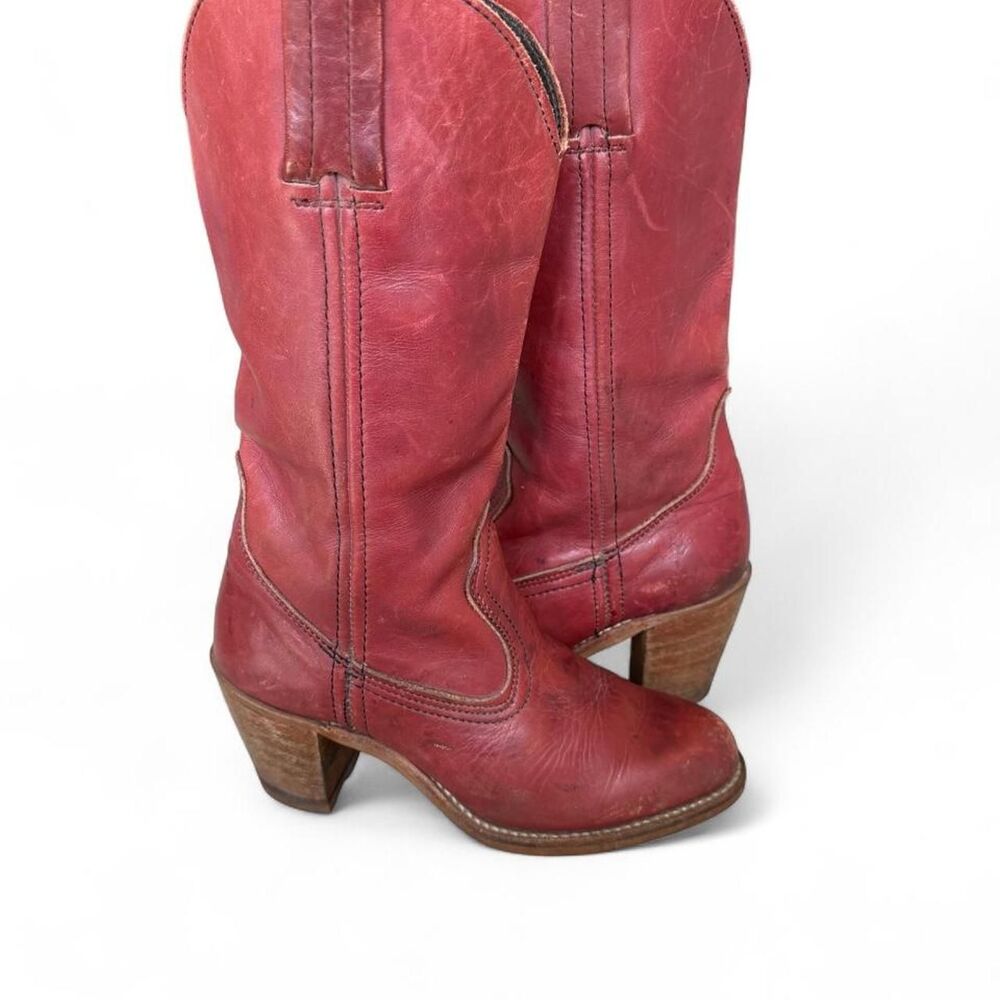 Unbranded Women's Red and Burgundy Boots